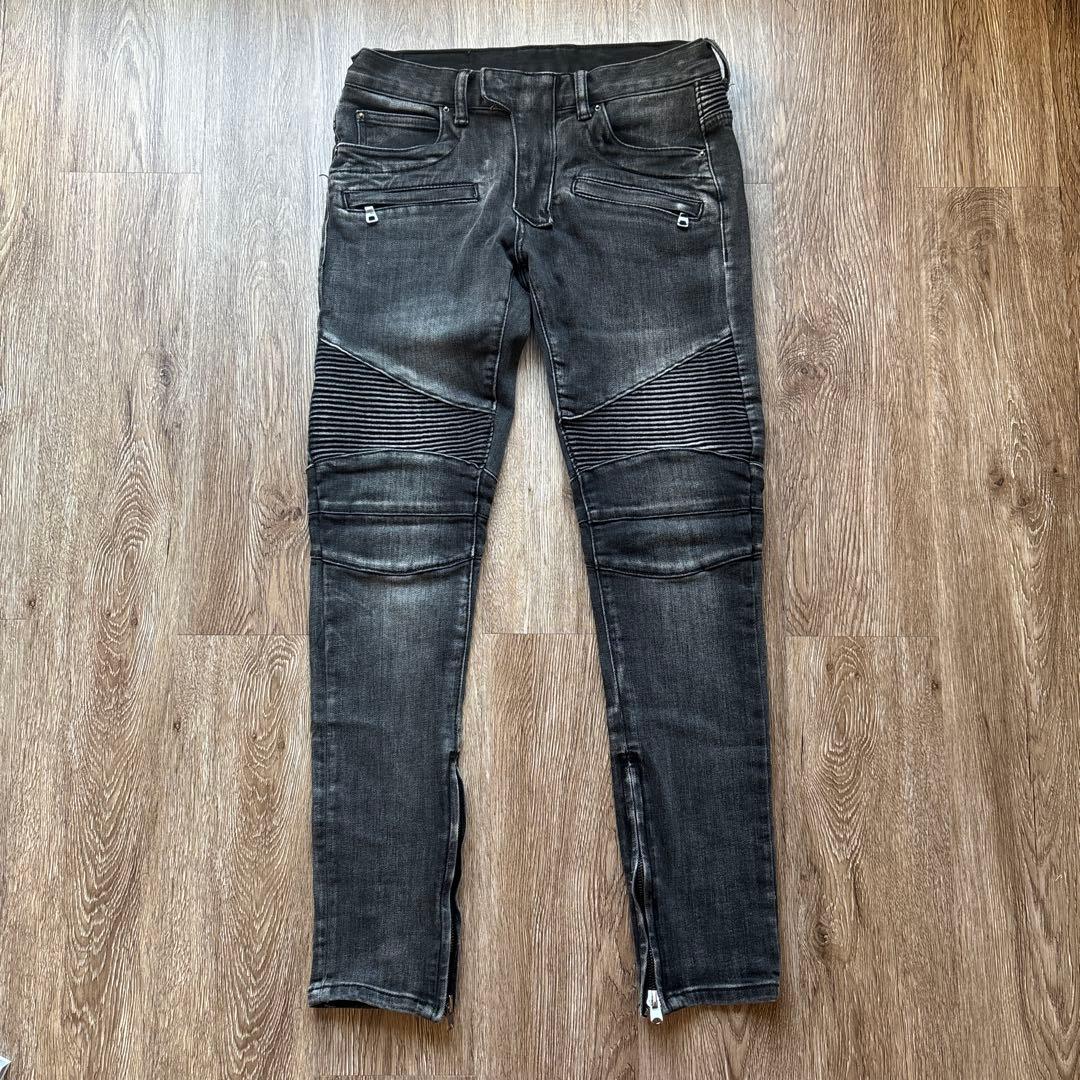 mnml/ミニマル/M14 STRETCH DENIM(バイカーデニムパンツ