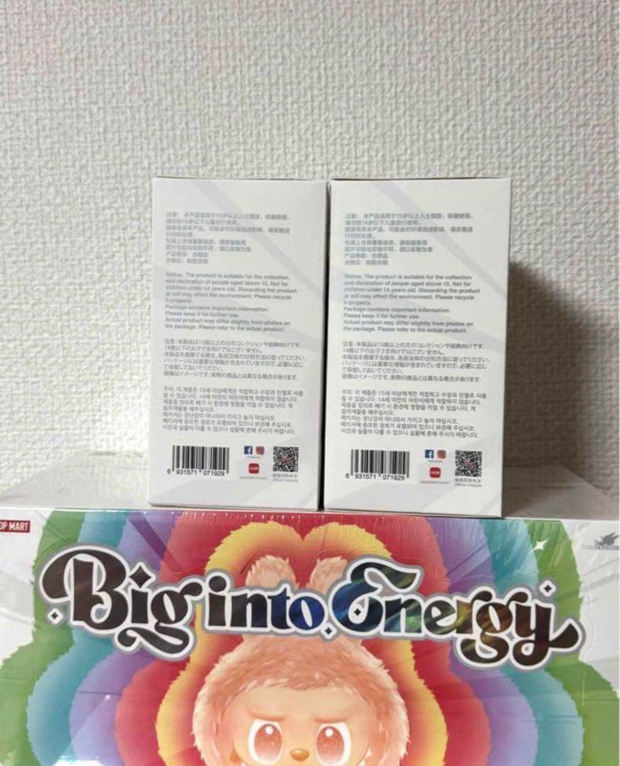 【正規品・未開封】 Labubu Big into Energy 2箱 ラブブ