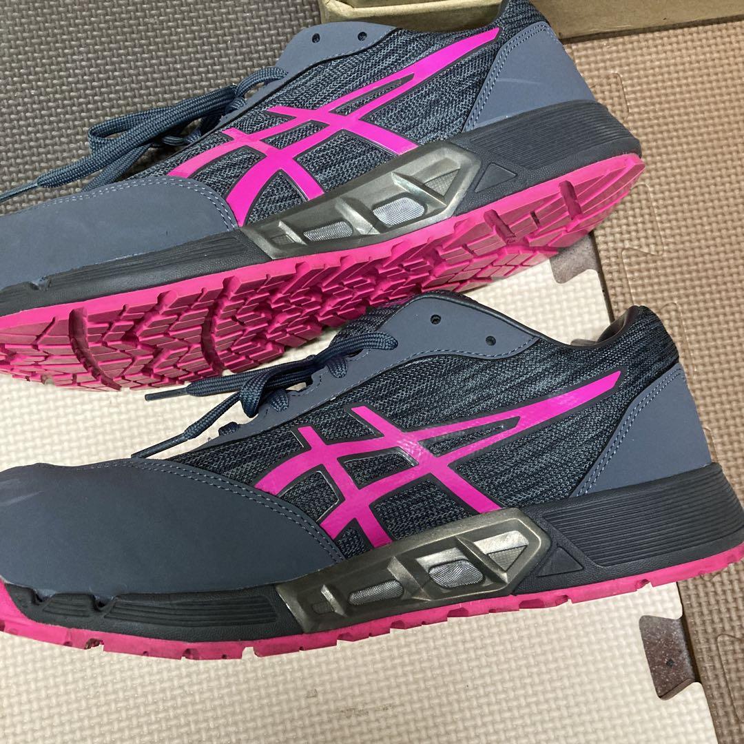 ASICS TULTEX 安全靴 グレー/ピンク26.5cm