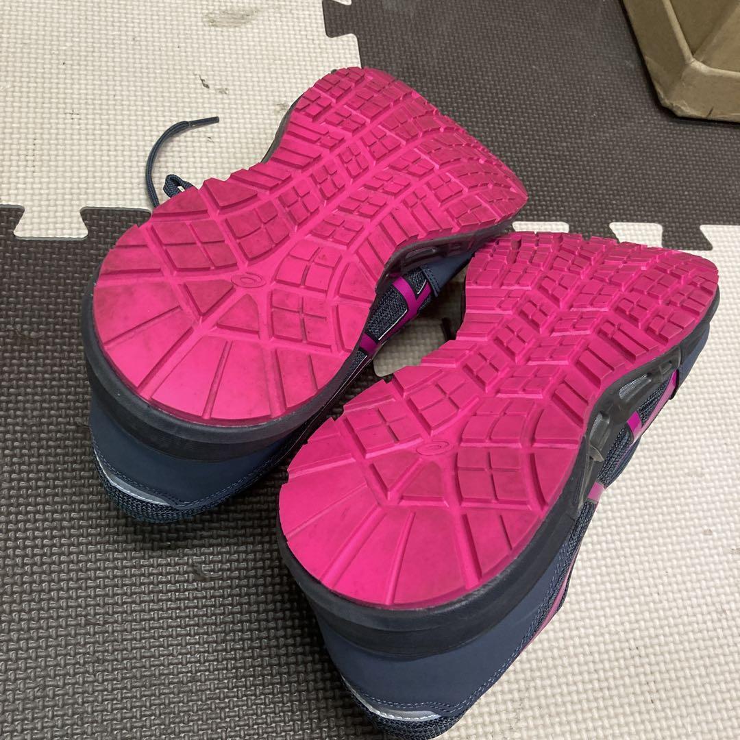 ASICS TULTEX 安全靴 グレー/ピンク26.5cm