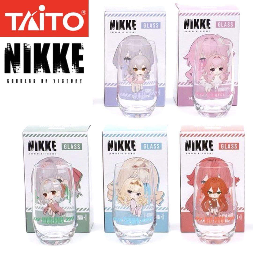 未開封】タイトー 勝利の女神 NIKKE グラス 5個 コンプリート