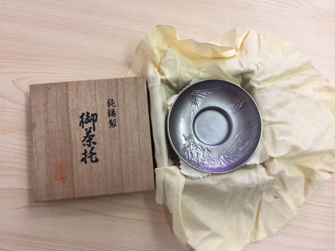 ☆希少☆純錫製御茶托５枚組アンティーク