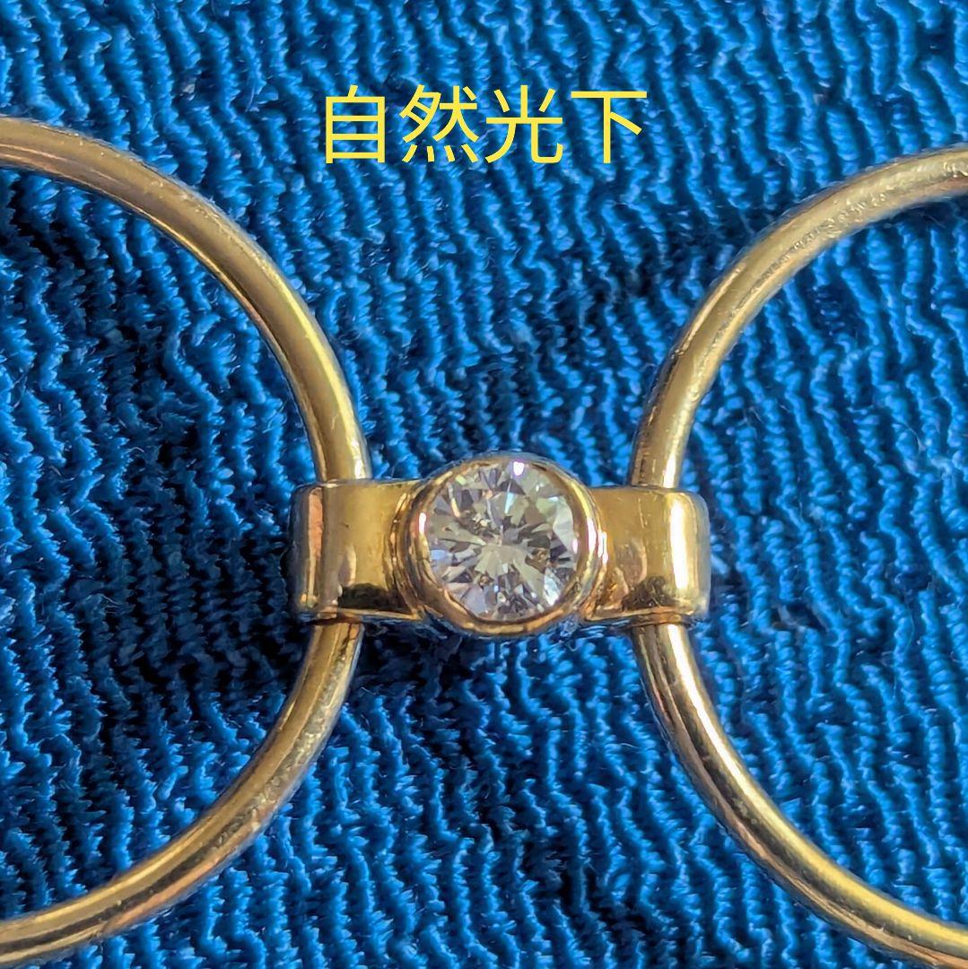 ティファニー TIFFANY リバーシブル リング ダイヤ サファイア 750