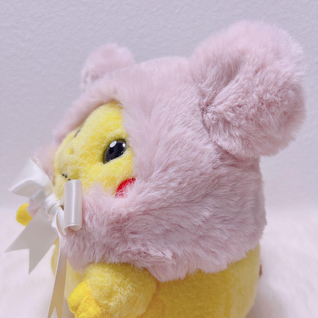 『匿名配送』初期ピカチュウ　ハンドメイド（くまちゃん帽子）②