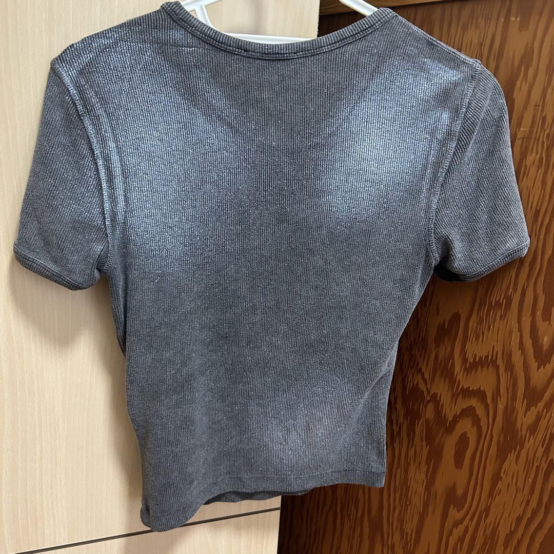 【大幅値下げ/早者勝】DIESEL T-ELE-N1 メタリックTシャツ　ブルー