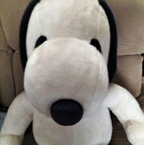 ビンテージ品!SNOOPY スヌーピーぬいぐるみ 約100cm 画像2