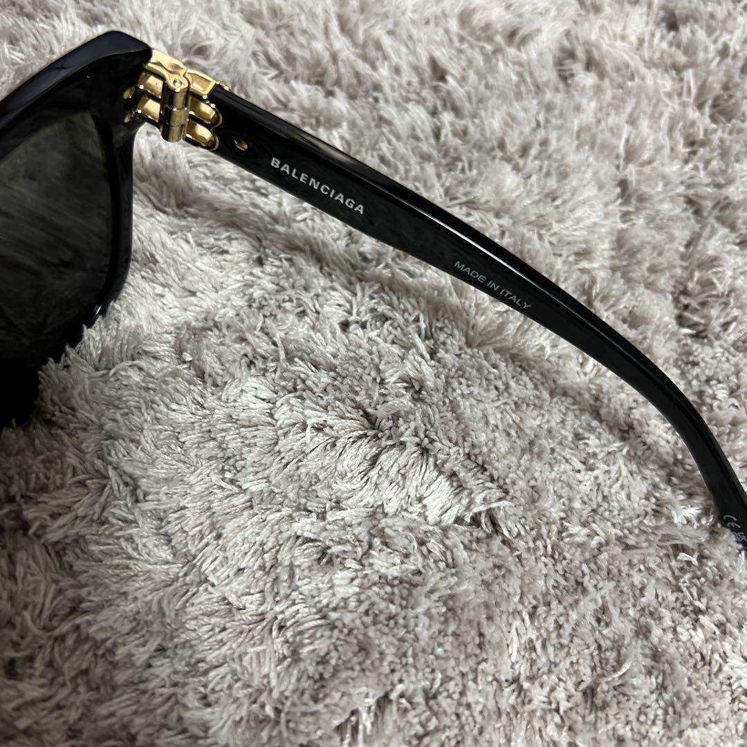 【BALENCIAGA】 ウェリントン サングラス BB0102SA 001