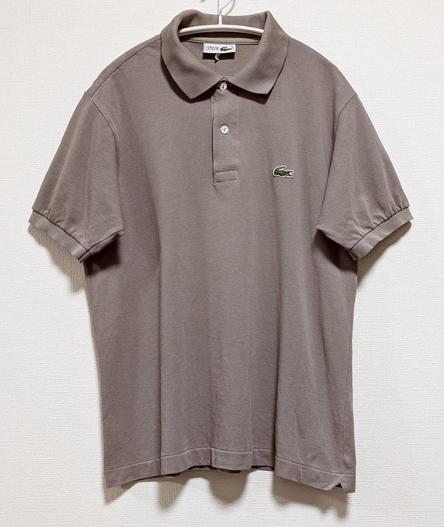 CHEMISE LACOSTE ポロシャツ ワンポイントワッペン L1212