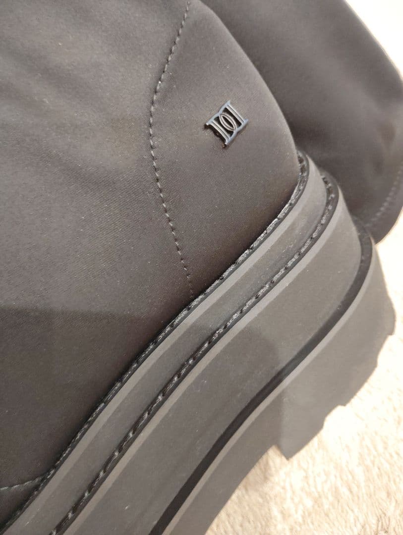 ウルトラストレッチフラットブーツ Mサイズ黒。 ウルトラストレッチフラットブーツ Mサイズ黒。