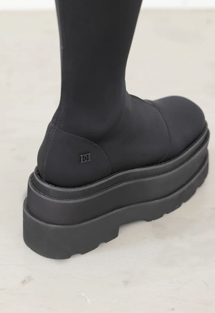 ウルトラストレッチフラットブーツ Mサイズ黒。 ウルトラストレッチフラットブーツ Mサイズ黒。