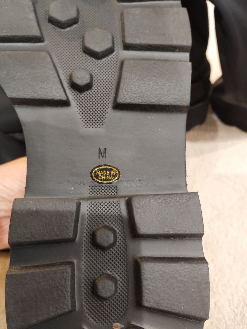 ウルトラストレッチフラットブーツ Mサイズ黒。 ウルトラストレッチフラットブーツ Mサイズ黒。