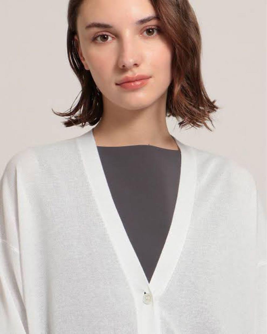 美品 theory luxe 23SS プリーツカーディガン ライトシルバー38 Theory luxe - Theory luxe 21aw カーディガンの通販 by yu♡'s