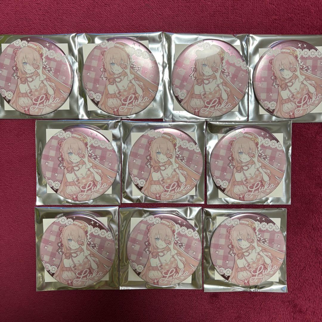 ミクカルチャー 39culture 大き目メタリック缶バッジ スイーツ 巡音ルカ 初音ミク 39culture 2023 メタリック缶バッジ スイーツ 巡音ルカ