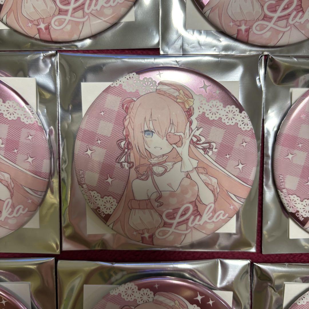 39culture 2023 大き目メタリック缶バッジ PARTY 巡音ルカ