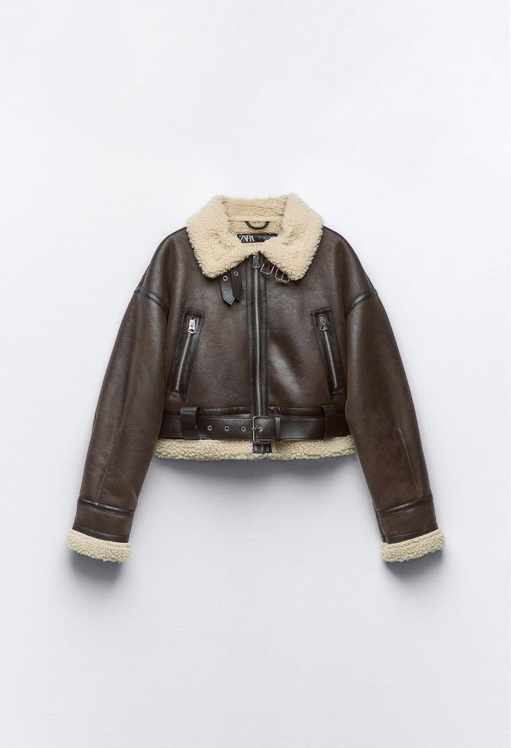 新 発売レディース - ZARA ダブルフェイスショートジャケット