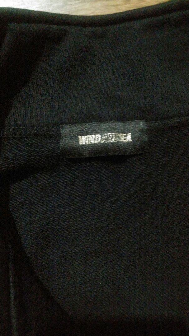 wind and sea ハーフジップスウェット XL