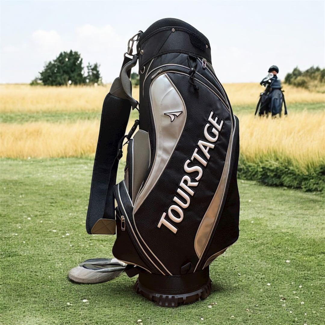 キャディバッグ ツアーステージ キャディバック 9型 7分割TOURSTAGE