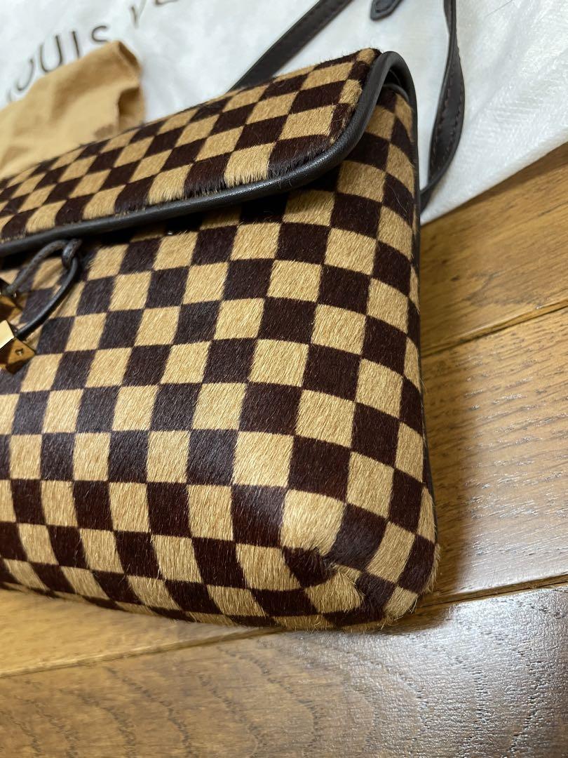 LOUIS VUITTON ダミエ ハラコ ショルダーバッグ