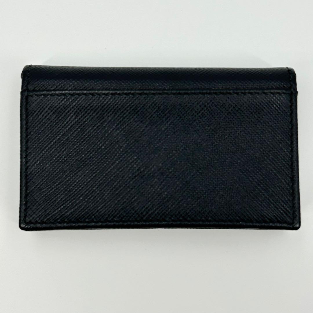 未使用級 RFID✨プラダ 名刺入れ 三角ロゴ サフィアーノレザー