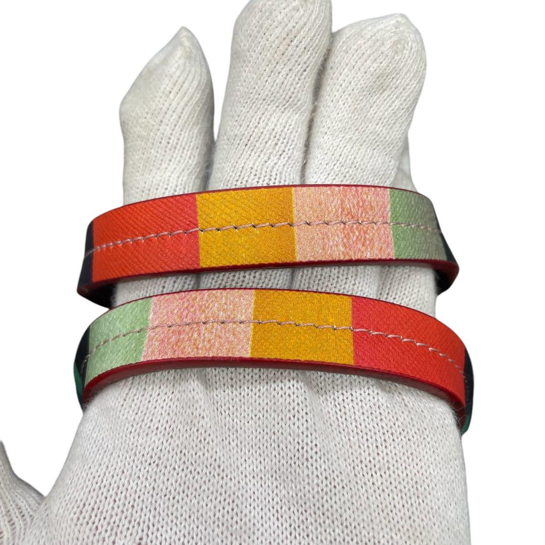 袋付き✨️Paul Smith ハンドバッグ ストライプハンドル ロゴ A4可