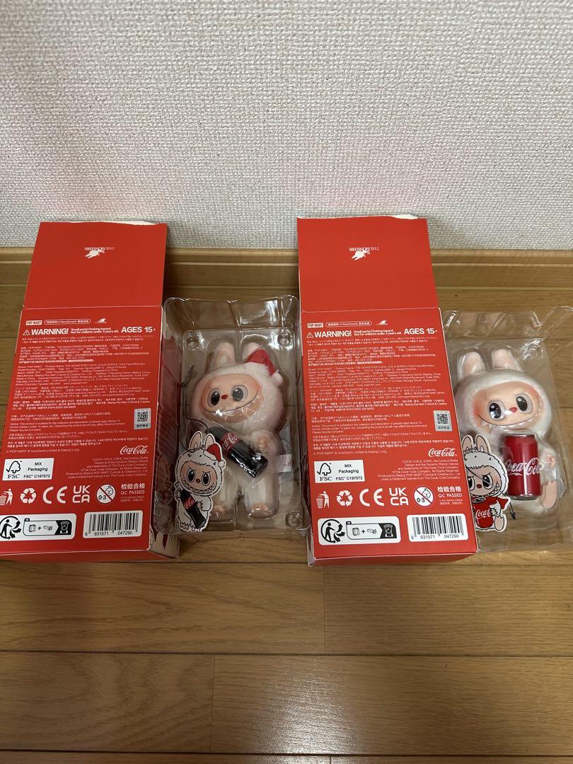 ラブブ THE MONSTERS コカ・コーラ シリーズ ぬいぐるみ 2点