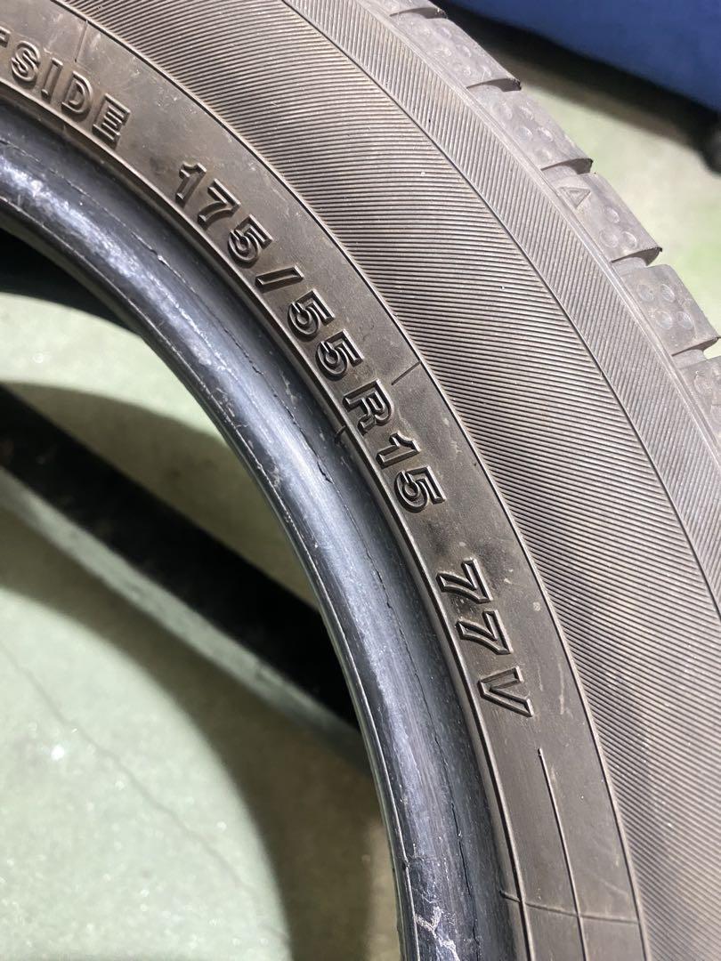 175/55R15 YOKOHAMA BluEarth-GT 21年　2本