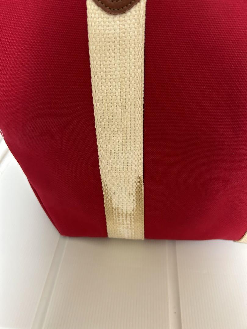 期間限定出品！スペシャル　80s L.L.Beanレザーハンドル　赤/生成り