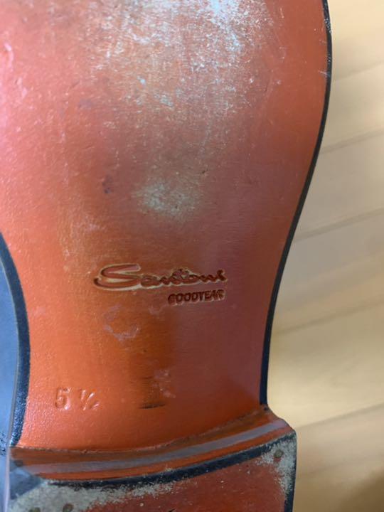 【パラブーツ】 大幅値下げ Santoni サントーニ 革靴 ストレートチップ BnzKM-m94382501247 をおすすめ
