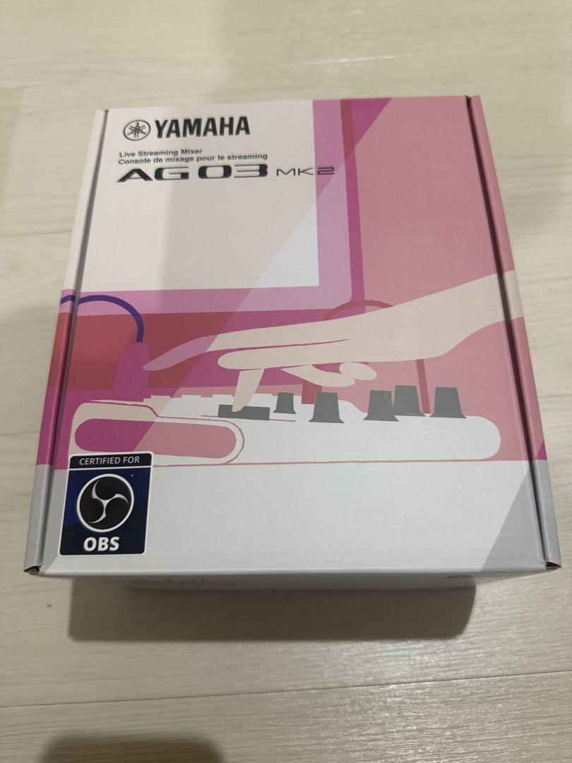 YAMAHA AG03 USBオーディオインターフェース 箱付き ほぼ新品