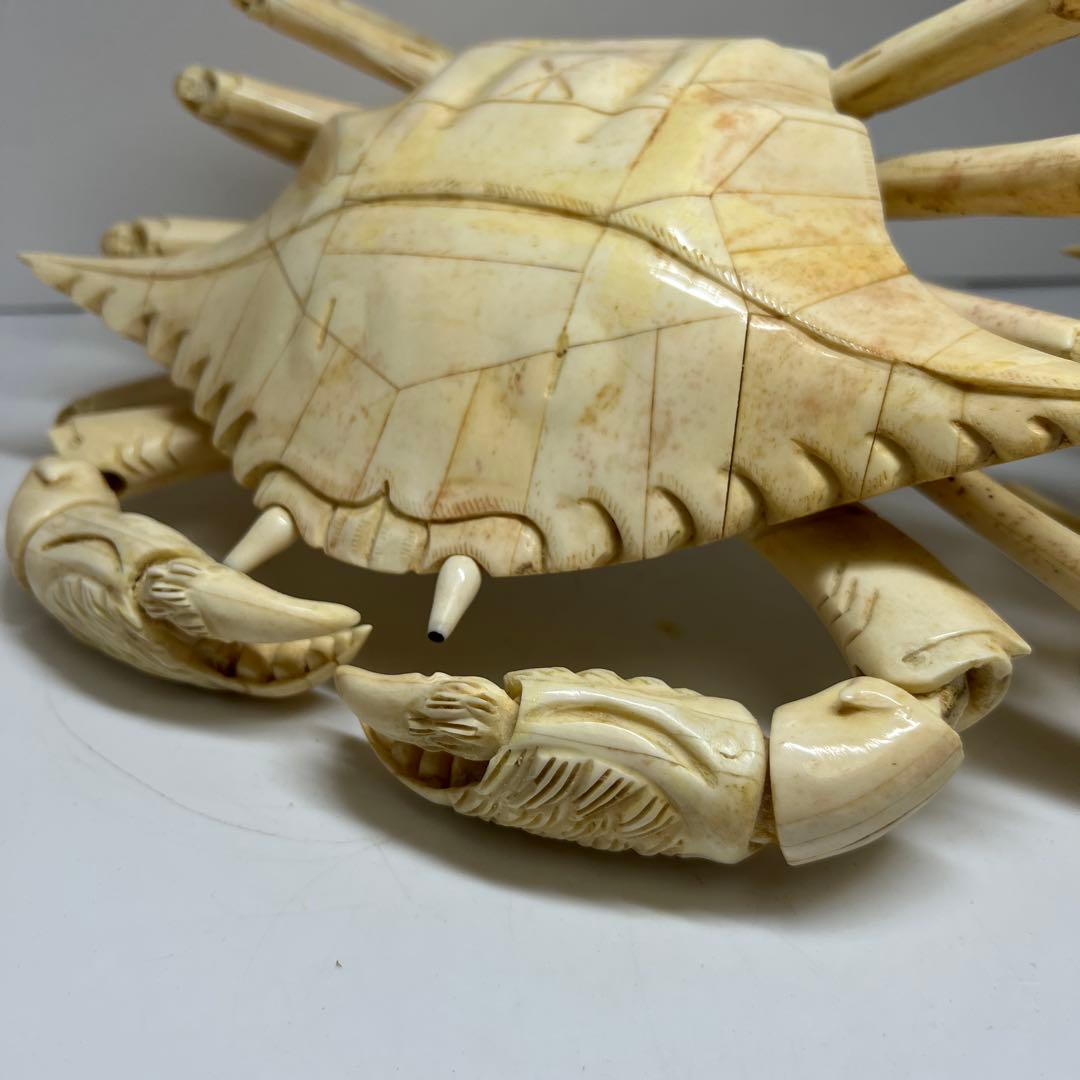 天然素材 自在カニ大型置物 1460g/横幅約41㎝ 東Y7-1114① - メルカリ