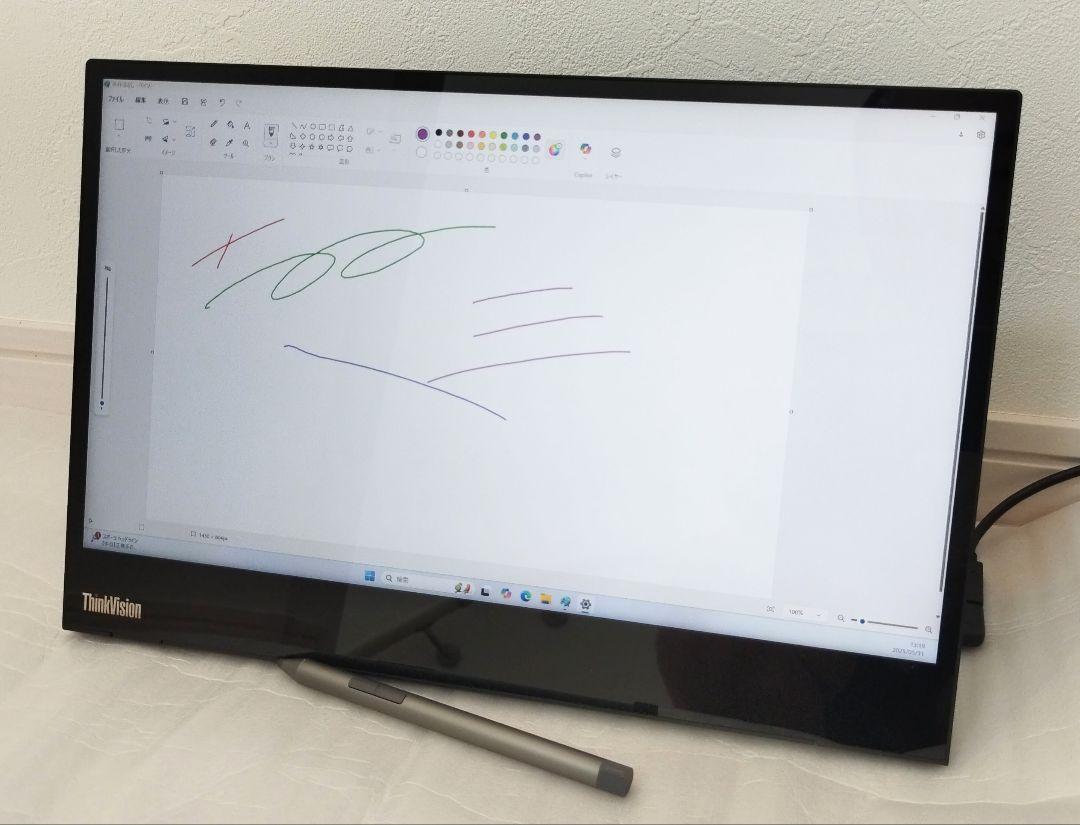 Lenovo ThinkVision M14t タッチモニター 14インチ