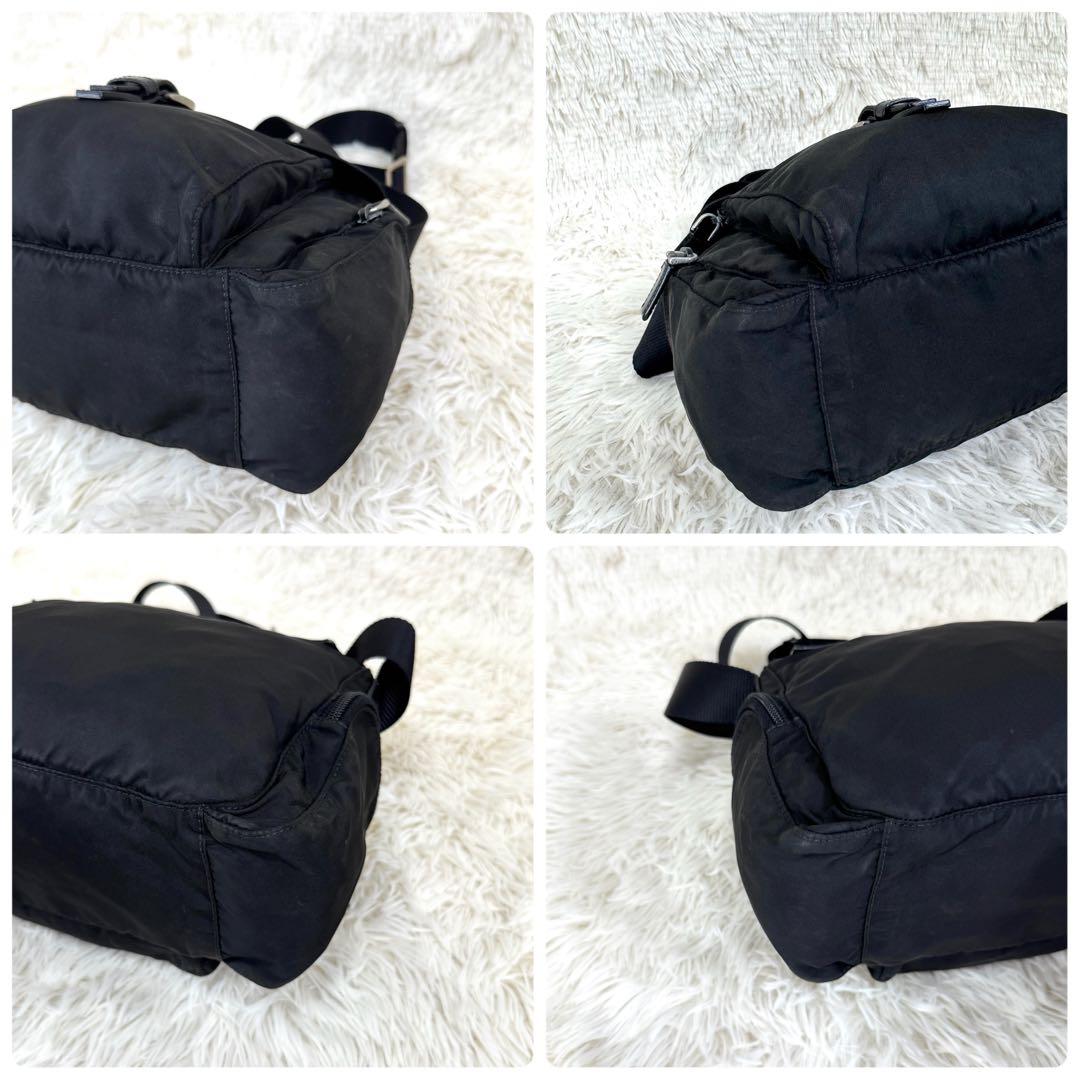 プラダ ショルダーバッグ y2k 00s archive三角ロゴ ナイロン 黒 - メルカリ