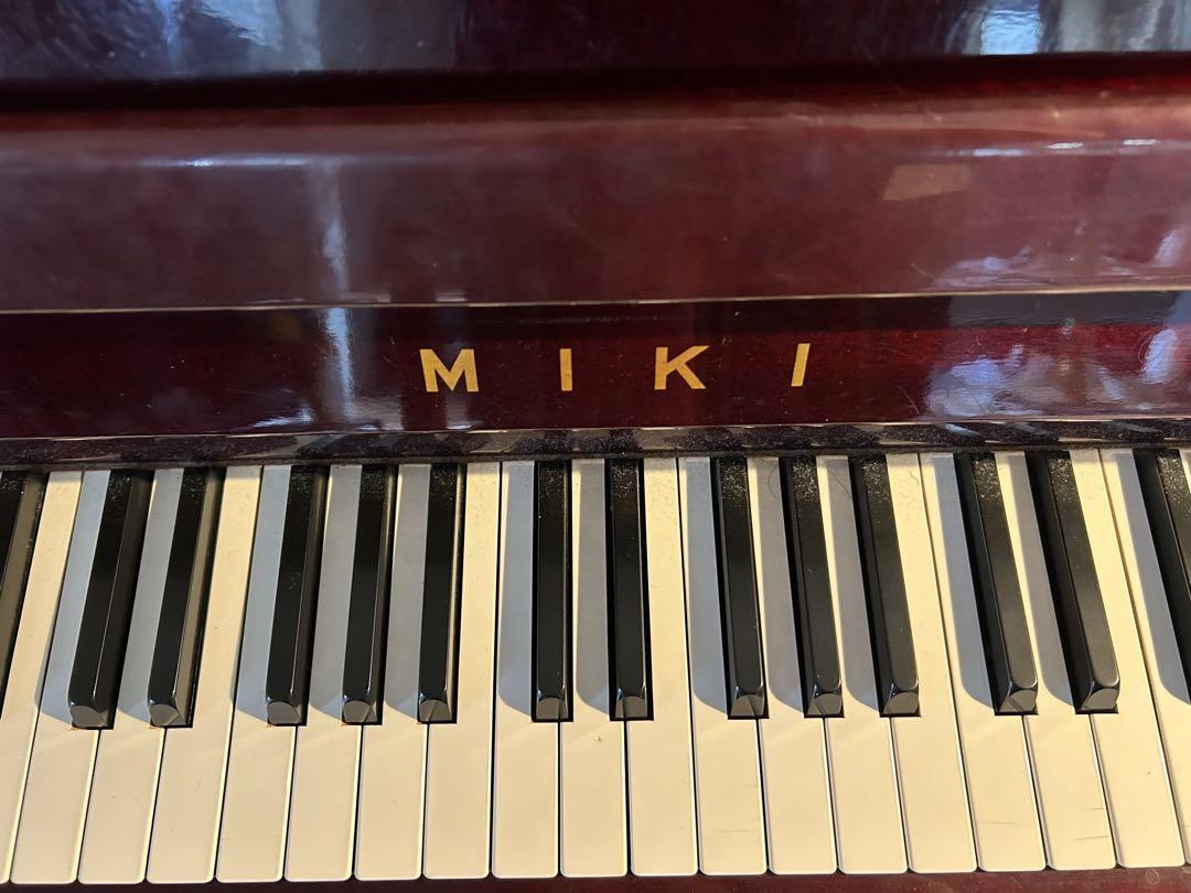 MIKI アップライトピアノ ダークウッド