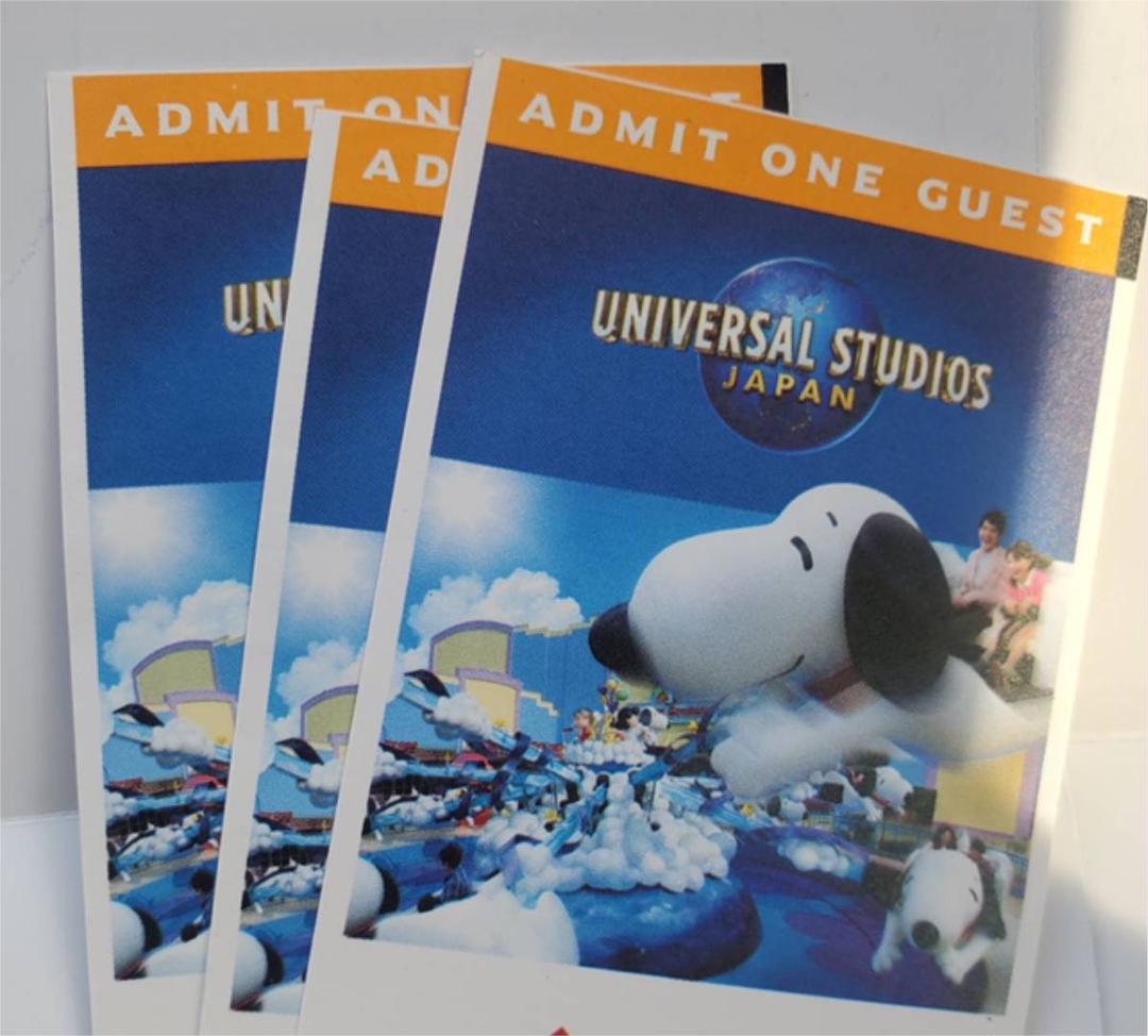 USJ ユニバーサルスタジオジャパンペアチケット3枚 - library