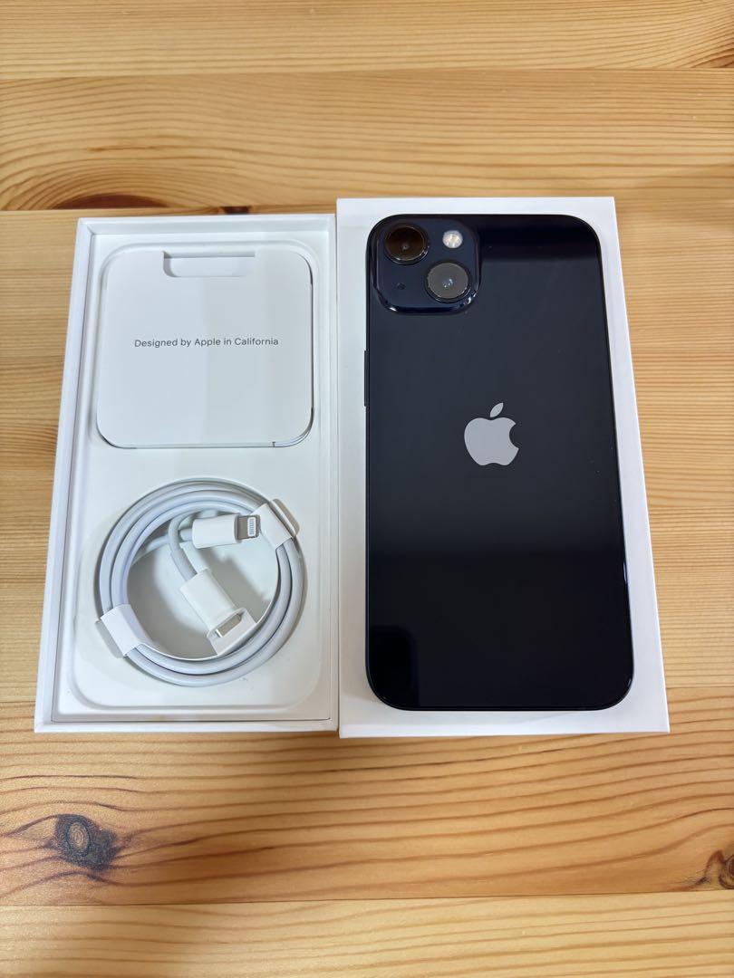 Apple iPhone13 ミッドナイト 128G バッテリー100%