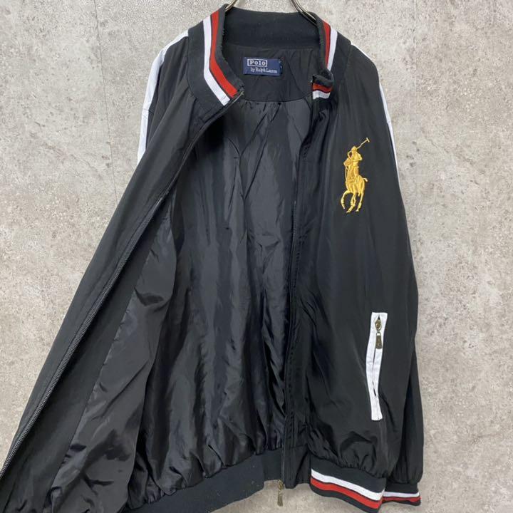 得価新作登場 レア○vintage ポロバイラルフローレン 刺繍ナイロンジャケット XL 3hsc8-m94390502970 NEW格安