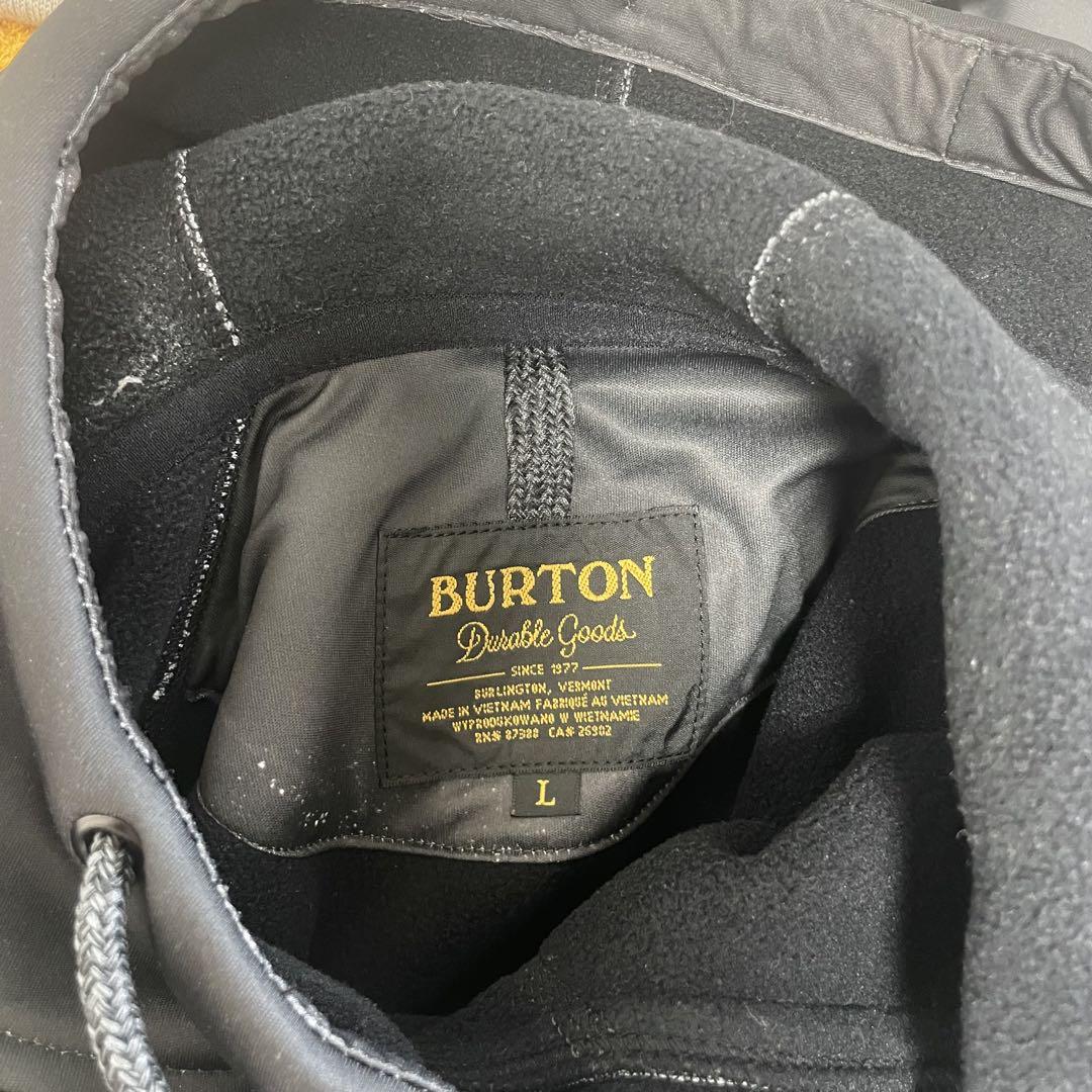 【新品未使用】BURTON 撥水パーカー ブラック Ｌサイズ