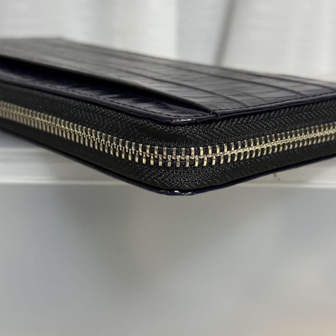 sankyo shokai クロコダイル 長財布 シャイニング 加工