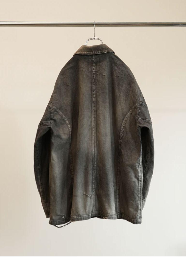 【Ancellm】DENIM COVERALL Jacket 25ss
