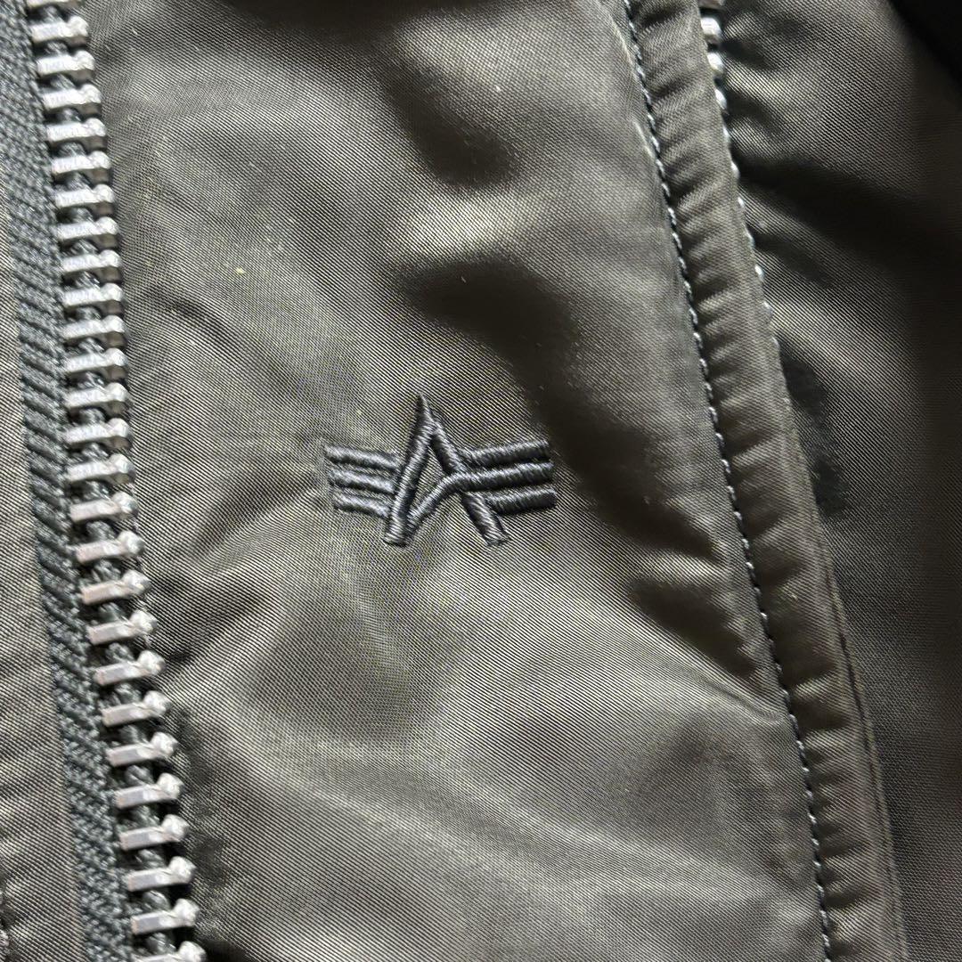 ALPHA INDUSTRIES ダウンジャケット オリーブ　vintage