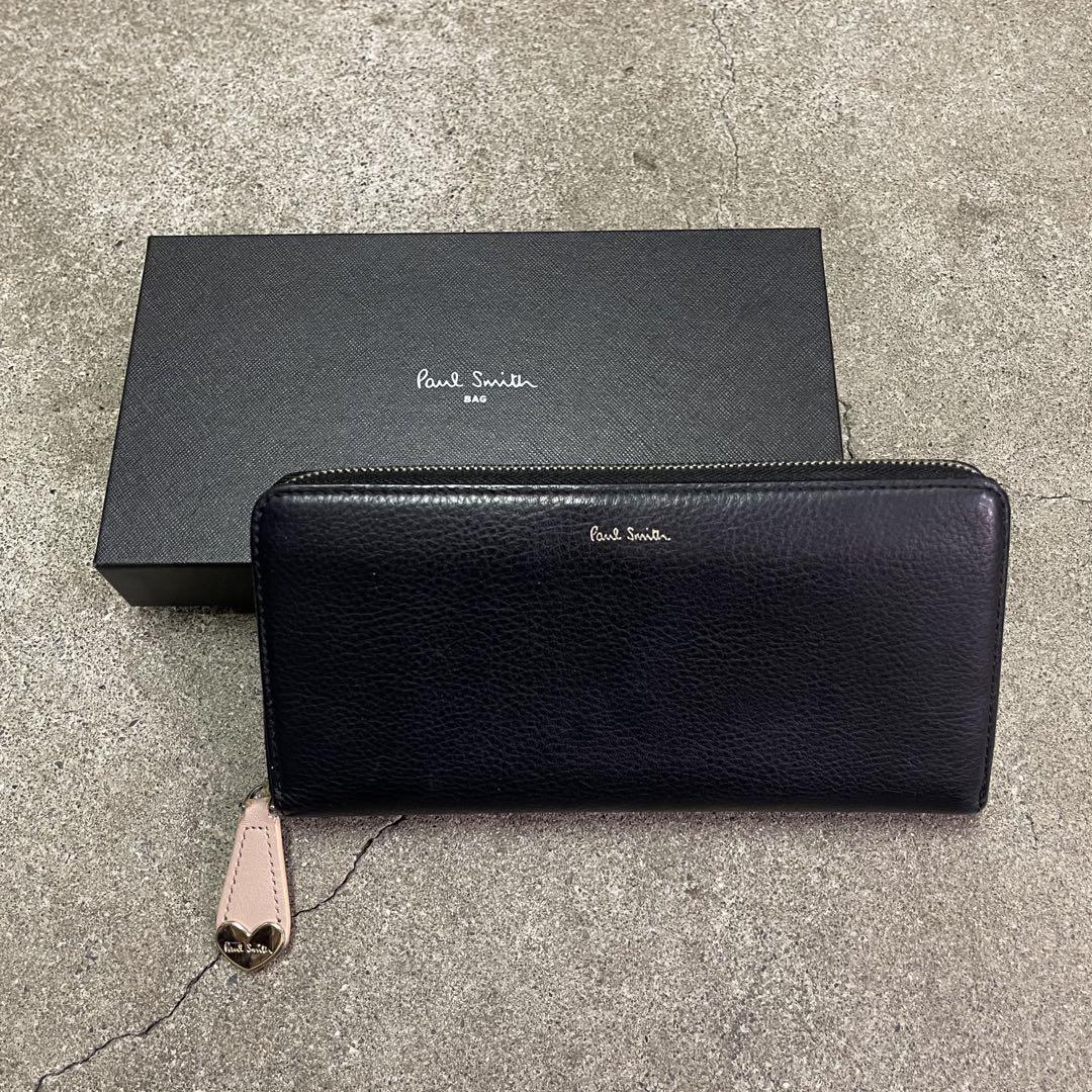 Paul Smith ポールスミス ラウンドファスナー 長財布 レディース