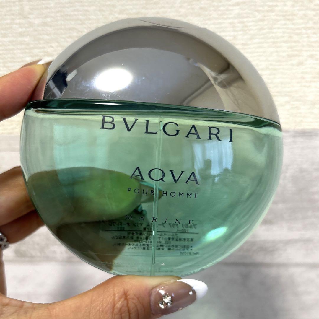 ほぼ満量 BVLGARI アクア プールオム マリン オードトワレ 100ml