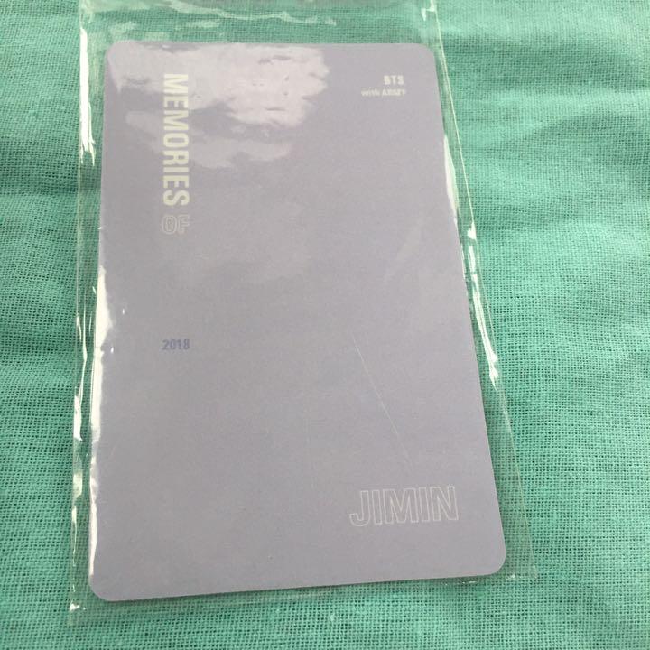 BTS memories2018 Bru-ray トレカ JIMIN ジミン - メルカリ