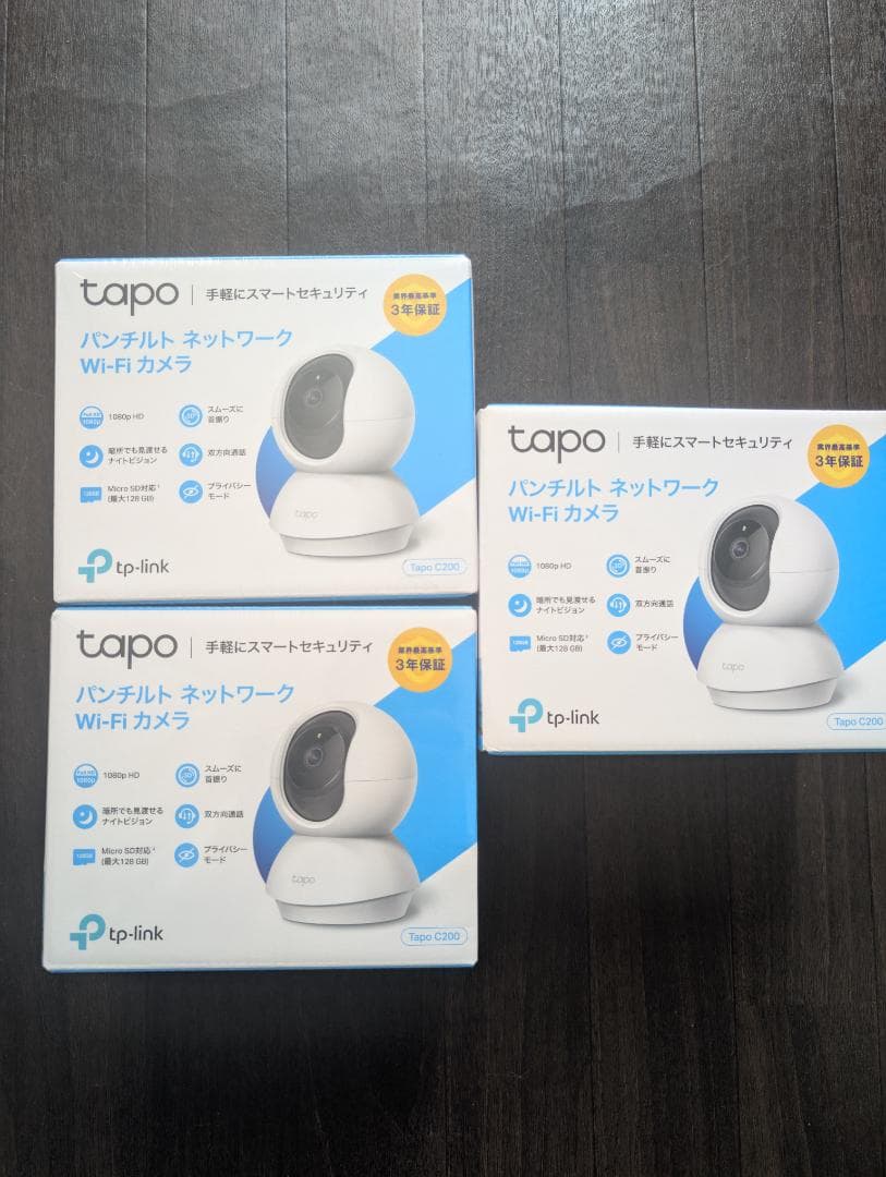 TP-Link Wi-Fiカメラ C200 3個 TP-Link Tapo C210 3個セット【メモリー
