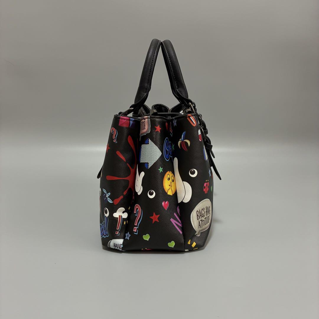 超美品 EYE THEME アイテーマ 2way ハンドバッグ ショルダー