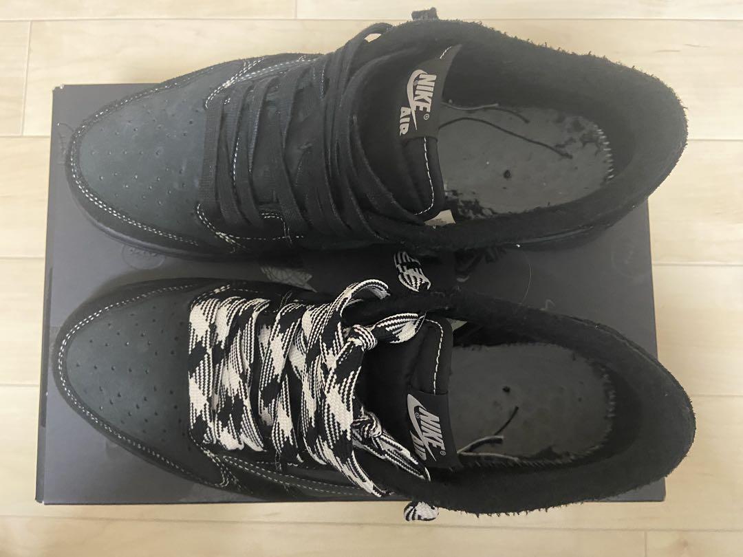 Travis Scott × Jordan 1 Low BlackPhantom