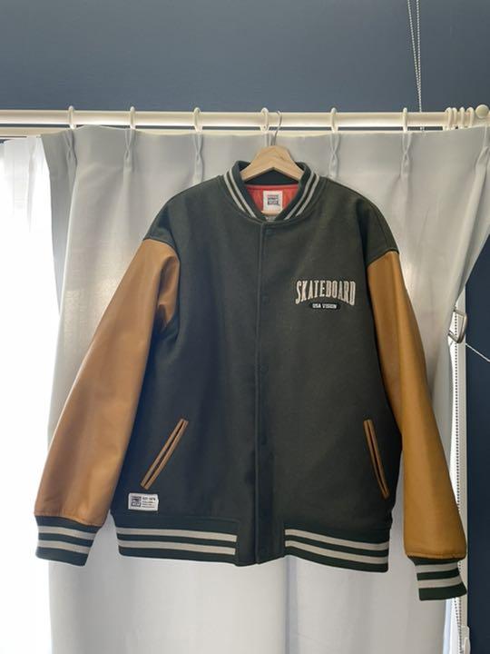 らくらくメ VISION STREET WEAR メルトンPUスタジャン MwCpL-m94401940758 ┃ヴィジョン
