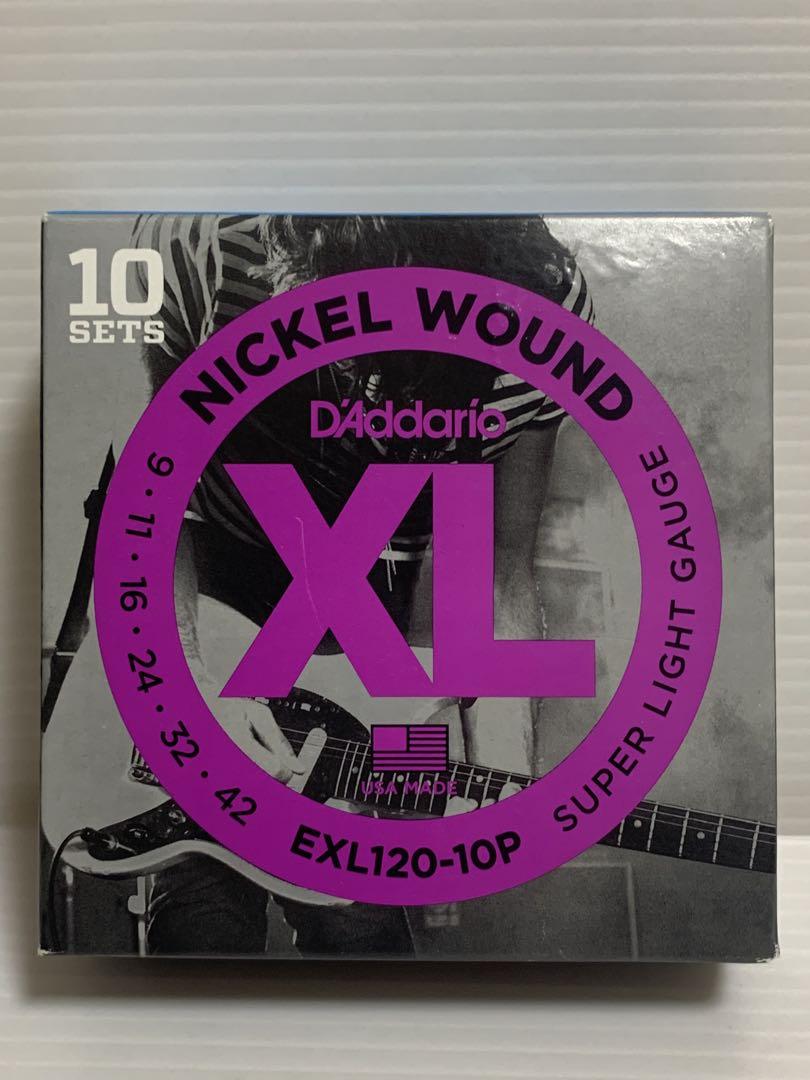 D'Addario EXL120-10P エレキギター弦 10セット