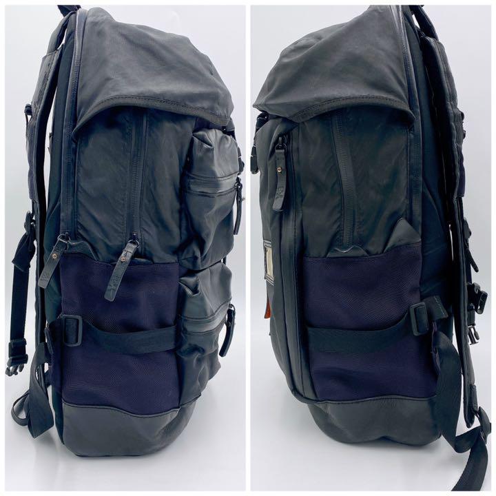 赤字超特価HOT Y-3 レザー ブラック ネイビー ol0pN-m94404566173 ヨウジヤマモト バックパック キャンバス 新作高品質