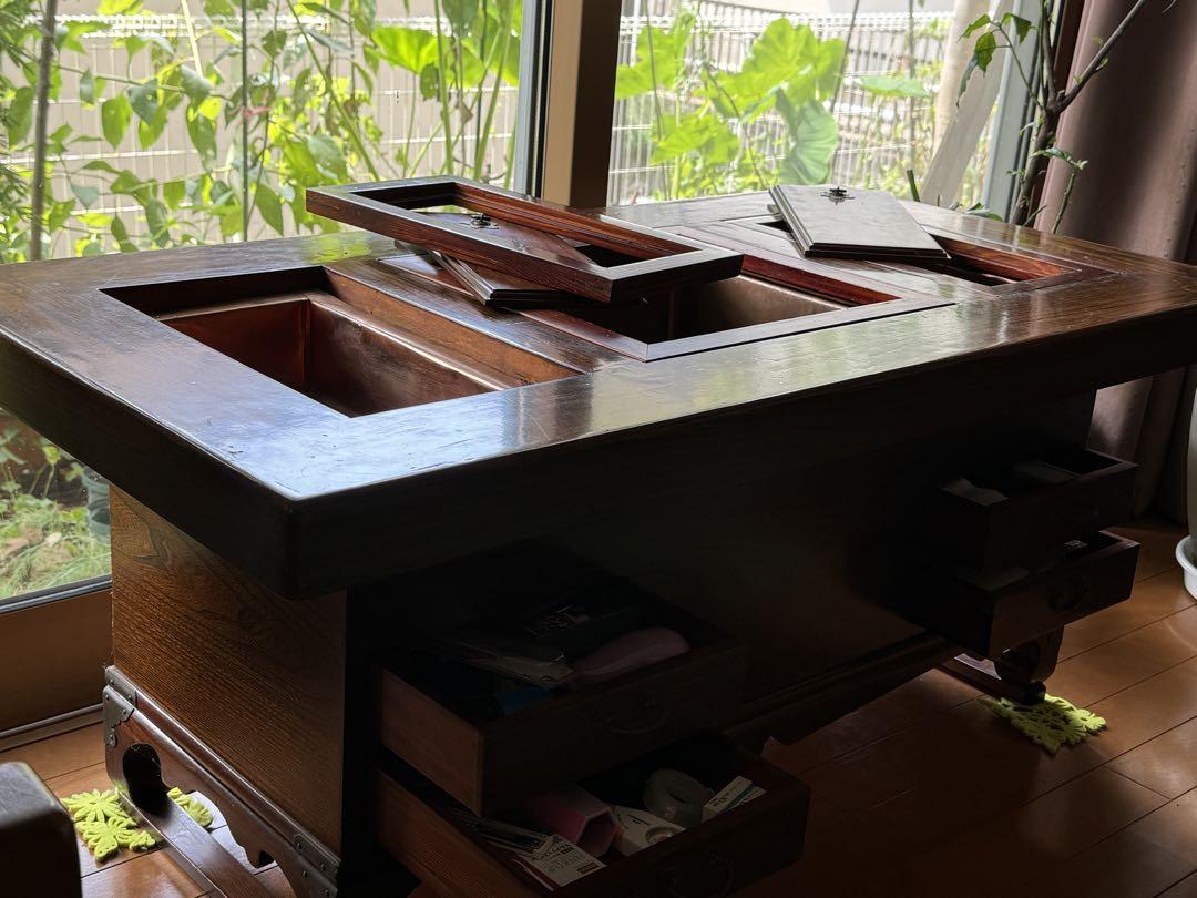 火鉢　テーブル